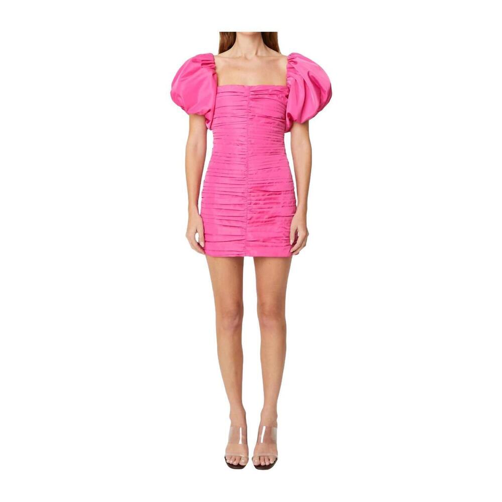 NEW RHODE suzette dress in malibu pink